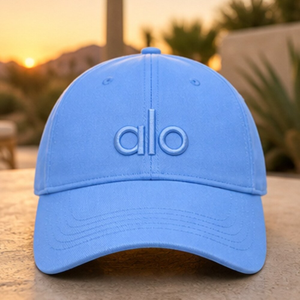 Alo Yoga Sky Blue Baseball Cap Tennis Golf Yoga Hat